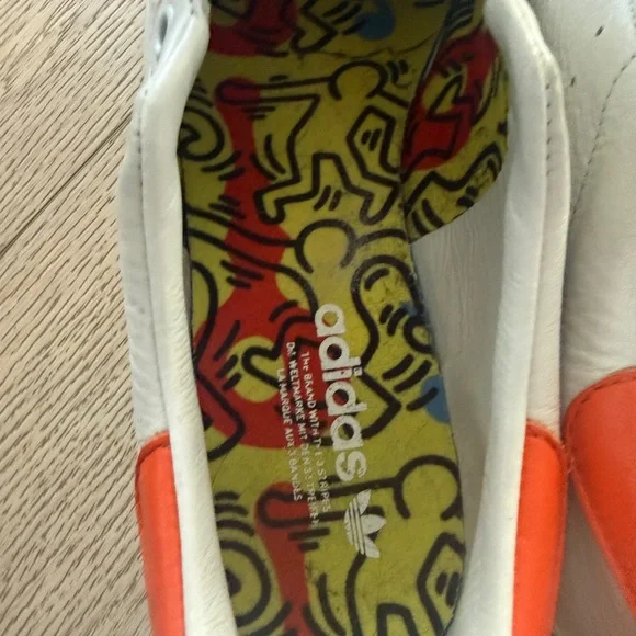RARE Keith Haring x Adidas Originals Stan Smith Pop Art Sneakers